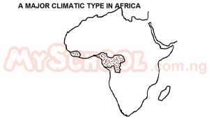 The rain occurs mainly as result of